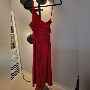 Cute One Shoulder Pants Suit